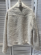 Laden Sie das Bild in den Galerie-Viewer, Sherpa-Jacke mit Reißverschluss: Ecru / Taille unique