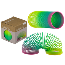 Laden Sie das Bild in den Galerie-Viewer, Regenbogen-Spirale, ca. 6,5 cm, Plastik, in Geschenkbox