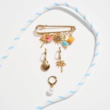Laden Sie das Bild in den Galerie-Viewer, Tropisches Schnürsenkel- und Schuh-Charms-Set | Strandaccessoire: GDWT / EINS