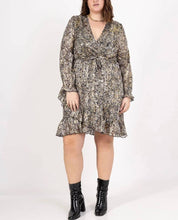 Laden Sie das Bild in den Galerie-Viewer, LP15164 - Bedrucktes Kurzkleid in großen Größen, Herbst/Winter: 1 L/XL 1 XL/XXL