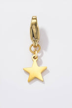 Laden Sie das Bild in den Galerie-Viewer, Edelstahl-Charm CHARM103AQ: Gold / 100% Edelstahl