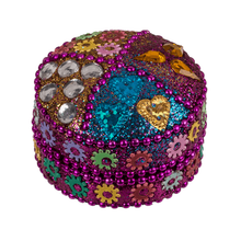 Laden Sie das Bild in den Galerie-Viewer, Mehrfarbige Schmuckdose mit orientalischem Design