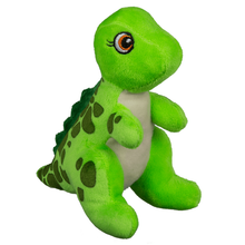 Laden Sie das Bild in den Galerie-Viewer, Plüsch-Dinosaurier, ca. 16 cm, 6 Varianten, 12 Stück im Display
