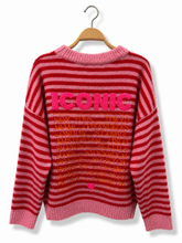 Laden Sie das Bild in den Galerie-Viewer, Gestreifter ICONIC-Pullover – neu interpretierter maritimer Stil AP196: Beige / Standardmäßig / Eine Größe