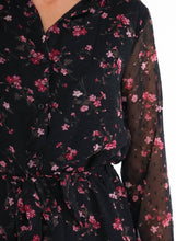 Laden Sie das Bild in den Galerie-Viewer, 13471 Kurzes herbstliches Kleid, 100 % Polyester,: 1 S/M 1 M/L