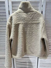 Laden Sie das Bild in den Galerie-Viewer, Sherpa-Jacke mit Reißverschluss: Beige / Eine Größe